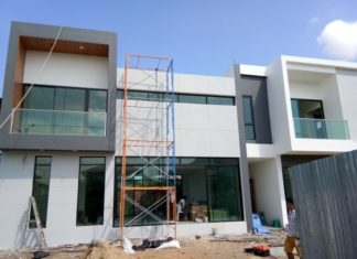 รีวิว ทาสีเเละพ่นสีเทกเจอร์บ้านเดี่ยว