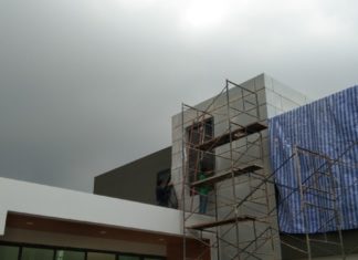 ทาสีพ่นสีเทกเจอร์บ้านเดี่ยวประชาอุทิศน์