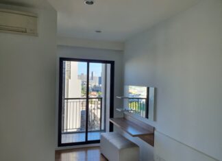 ทาสีคอนโด ทาสีภายใน สีเทา สวยสว่างกระจ่างตา