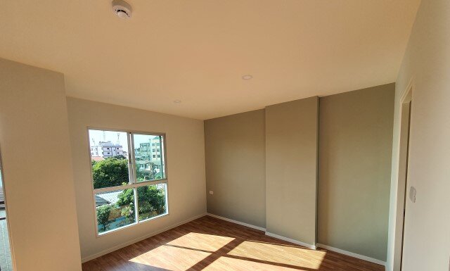 ห้องคอนโด สีเขียว ดูเเล้วอบอุ่น เป็นธรรมชาติ โดยทีมงานช่างเสือ ห้องคอนโด สีเขียว