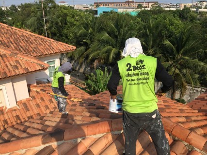 ทาสีบ้านเดี่ยว หมู่บ้านนาราศิริ 1