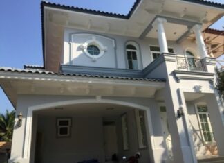 ทาสีบ้านเดี่ยว หมู่บ้านนาราศิริ เปลี่ยนบ้านโทรมให้น่าอยู่