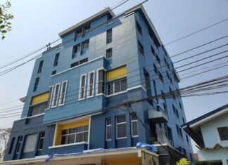 รีวิว ทาสีอาคารเก่า เปลี่ยนตึกเก่าให้น่าอยู่ By ช่างเสือ ทาสีอาคารเก่า 3