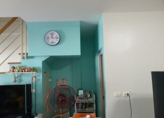 หน้าฝนเรามา ทาสีภายในทาวเฮ้าส์ ย่านราชพฤกษ์ กันเถอะ