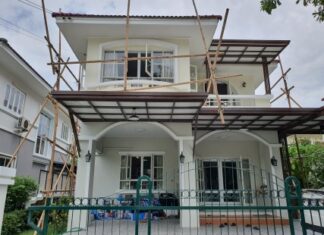 ทาสีบ้านเดี่ยว พระราม 2 สวย เวอร์ เป๊ะ ปัง ทาสีบ้านเดี่ยว พระราม 2