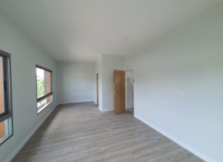 รีวิว ทาสีห้องนอน แทนการติดวอลเปเปอร์ รีวิว ทาสีห้องนอน 4