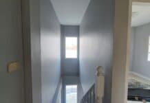 เปิดเคล็ดลับ ทาสีทาวน์โฮม 3 ชั้น ย่านบางนา BY ช่างเสือ ทาสี ทาวน์โฮม บางนา 2