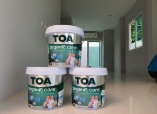ทาสีภายในบ้านใหม่ ด้วย TOA Organic Care !!