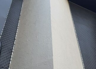 Toa Walltex ลายวน ลวดลายลับๆ สำหรับร้านกาแฟ