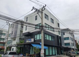 ทาสีเรียกทรัพย์ ทาสี อาคารสำนักงาน ออฟฟิศย่านบางนา ทาสีอาคาร สำนักงาน 2