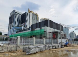 สีพ่นเทคเจอร์ พ่นผนัง 1,500 ตารางเมตร