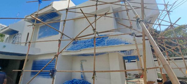 ตกแต่งภายนอกร้าน ด้วยสีเทกเจอร์ 1