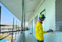 เจ้าของอึ้ง !! ทาสี อพาร์ทเม้นเก่า ทาแล้วอย่างสวย !! โดย ช่างทาสี อ่อนนุช