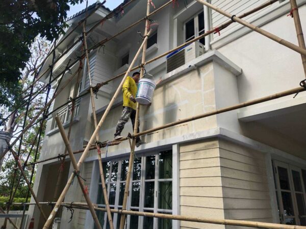 ทาสีบ้านเดี่ยว บางพลี 2