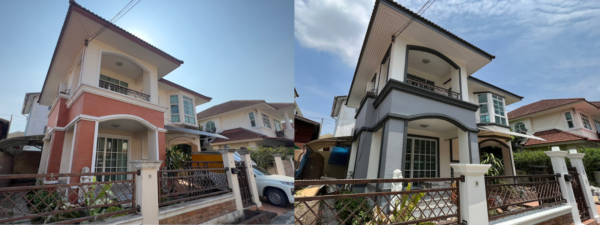 ทาสีบ้านเดี่ยว ย่านวชิรธรรมสาธิต 2