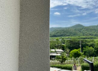 ทำไมร้านกาแฟถึงนิยมใช้ TOA Walltex ลาย Spot ? toa walltex ลาย Spot 1