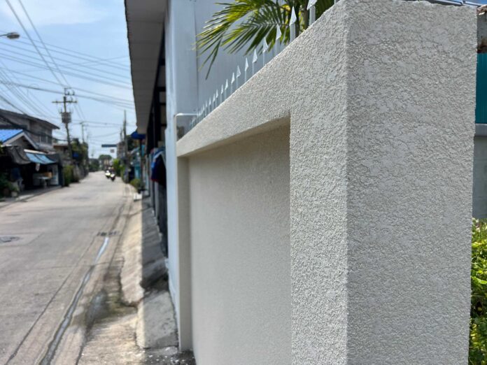 สี Stucco จระเข้ ลาย Rocky snow 1