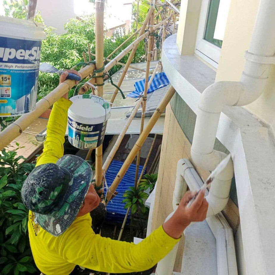 ทาสี หน้าฝน