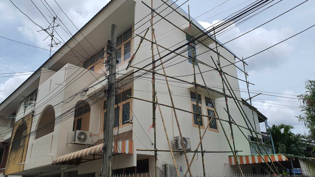 วิธีทาสีบ้านปูนใหม่
