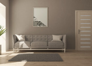 ทำไมมือใหม่นั้นชอบ เลือกสีเทาสำหรับห้องนอน 3D contemporary