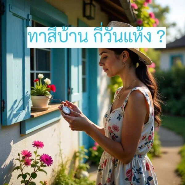 ทาสีกี่วันแห้ง