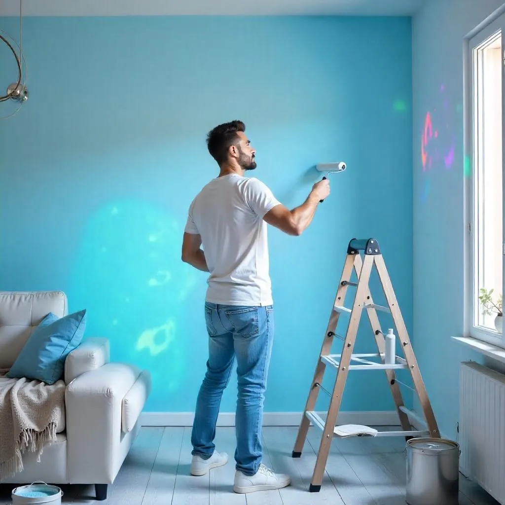 ทาสีภายในบ้าน