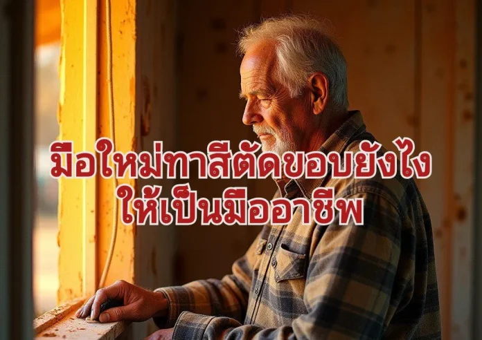 ทาสีตัดขอบ