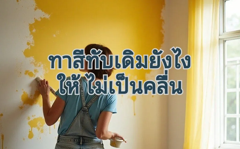 ทาทับฟิล์มสีเดิม