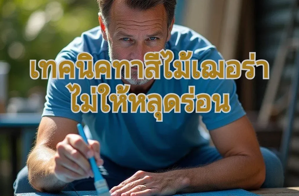 ทาสีไม้เฌอร่า