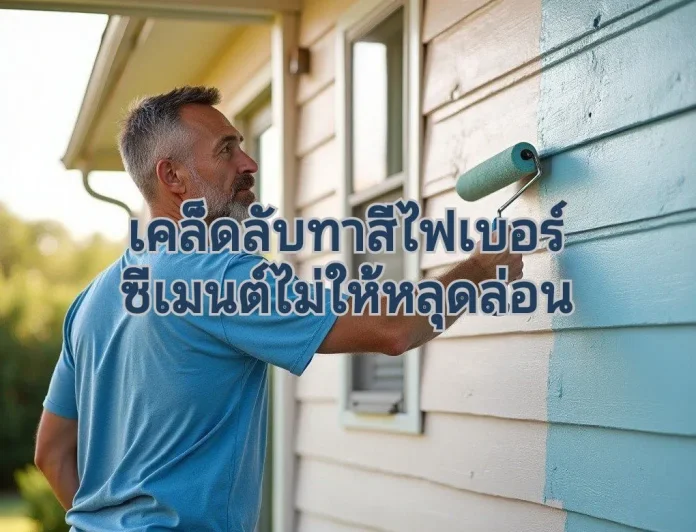 ทาสีไฟเบอร์ซีเมนต์