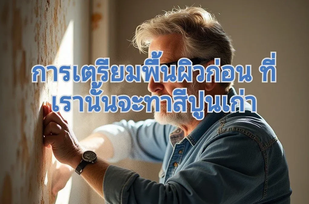 เตรียมพื้นผิวก่อนทาสี