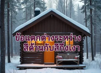 ข้อแตกต่างระหว่าง สีด้านกับสีกึ่งเงา มีไรมั้ง ? สีแบบด้านและกึ่งเงา