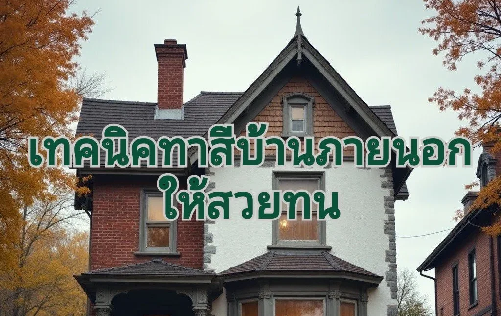 ทาสีภายนอกบ้าน