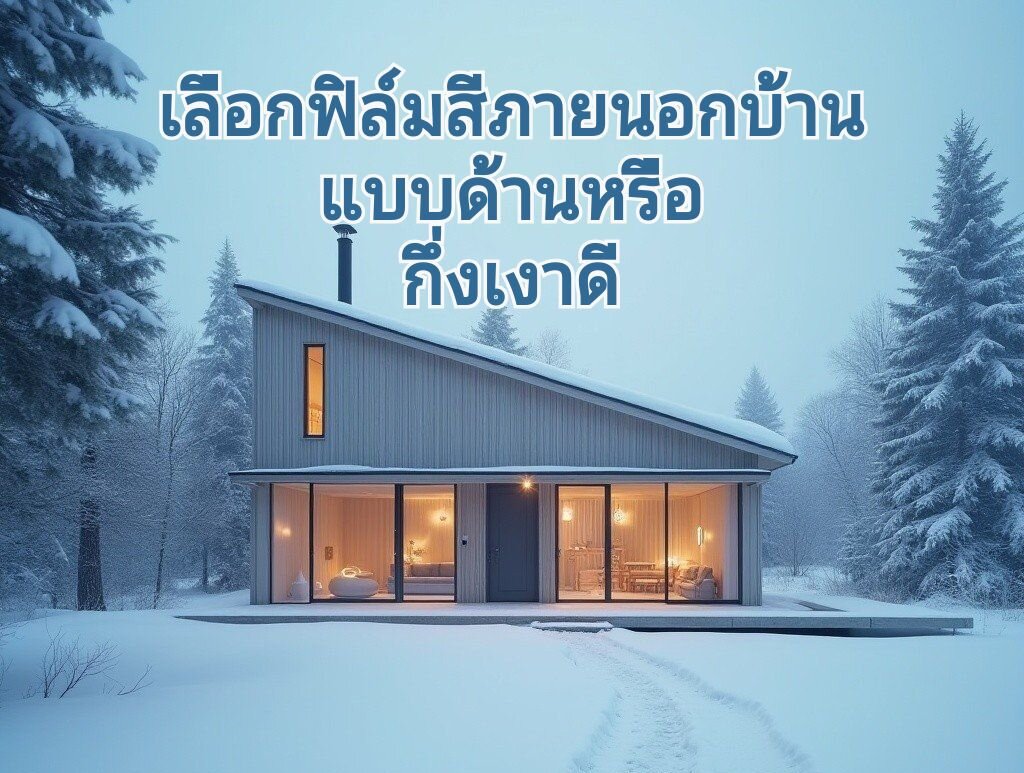 ฟิล์มสีแบบด้านเป็นยังไง