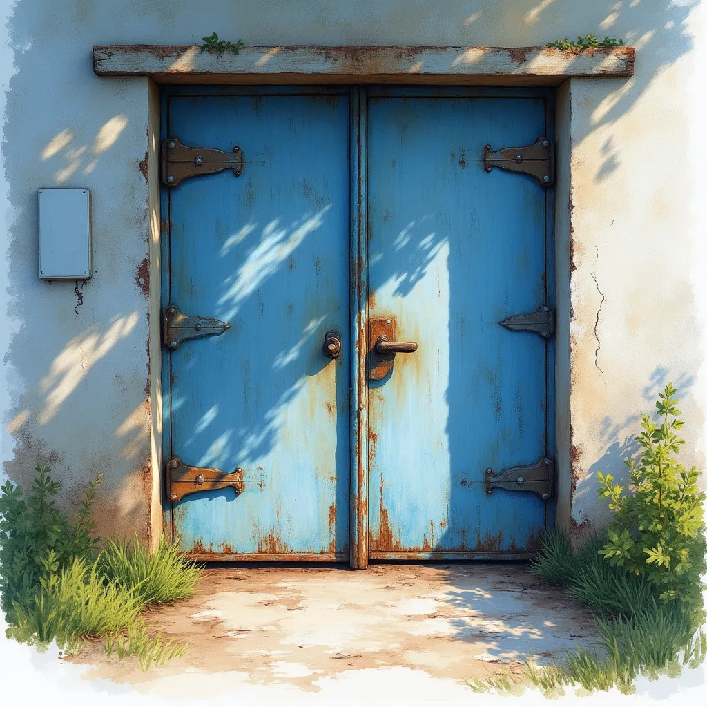 ทาสีน้ำบนเหล็ก