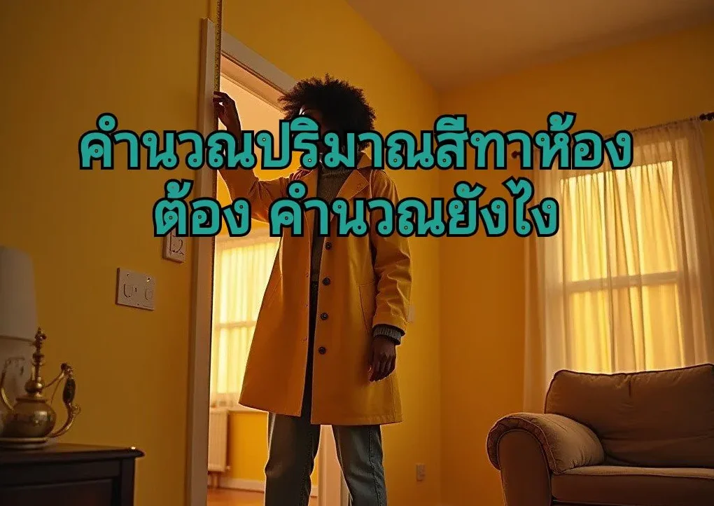 คำนวณปริมาณสีที่ต้องใช้