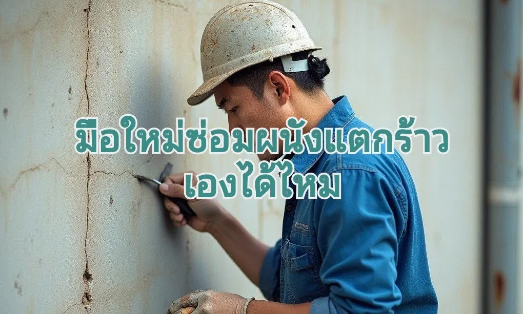 ซ่อมรอยแตกร้าวมือใหม่