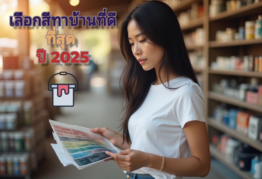 ซื้อสีทาบ้านยี่ห้อไหนดี