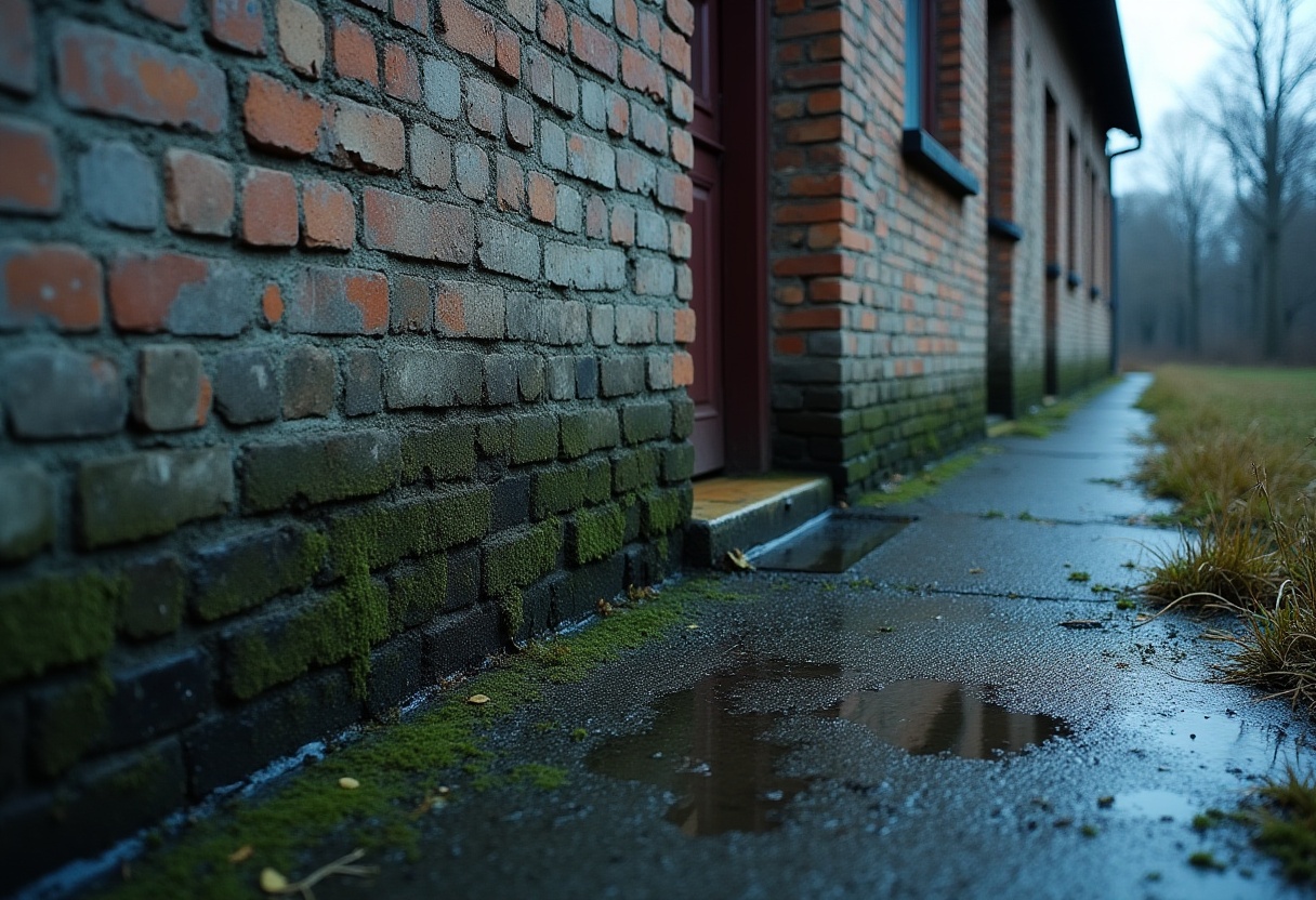 น้ำนั่นรั่วซึมแก้ผนัง