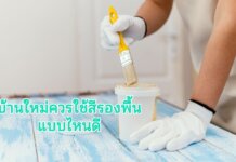 บ้านใหม่ควรใช้สีรองพื้น แบบไหนดี ? สีรองพื้นที่เหมาะกับบ้านใหม่