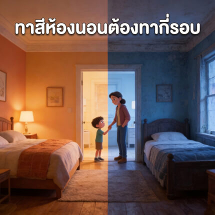 ทาสีต้องทากี่รอบ