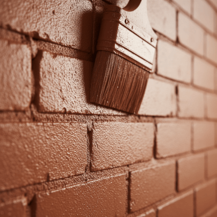 การทาสีอิฐโชว์ลาย