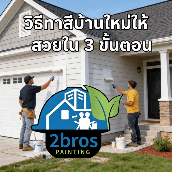 การทาสีบ้านใหม่