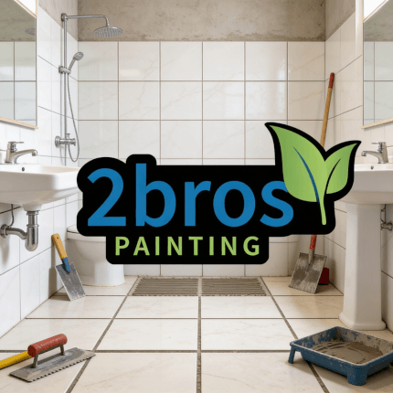 ทาสีกระเบื้องทาห้องน้ำ