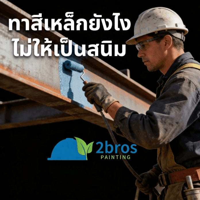 ทาสีเหล็กให้ทน