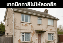 เทคนิคทาสีไม่ให้บ้านลอกอีก