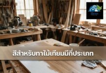 สีสำหรับทาไม้เทียมมีกี่ประเภท กันแน่ ? การทาสีไม้เทียมขั้นตอน