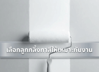 เลือกลูกกลิ้งทาสีให้เหมาะกับงาน